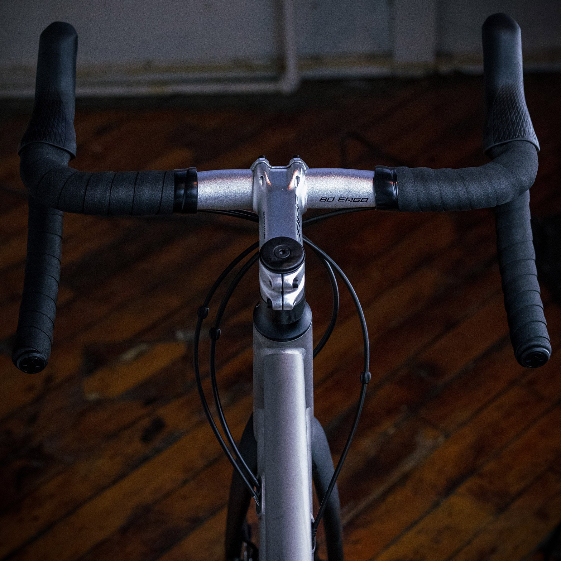 Hero image featuring the handlebars of the BSC Ti road bike