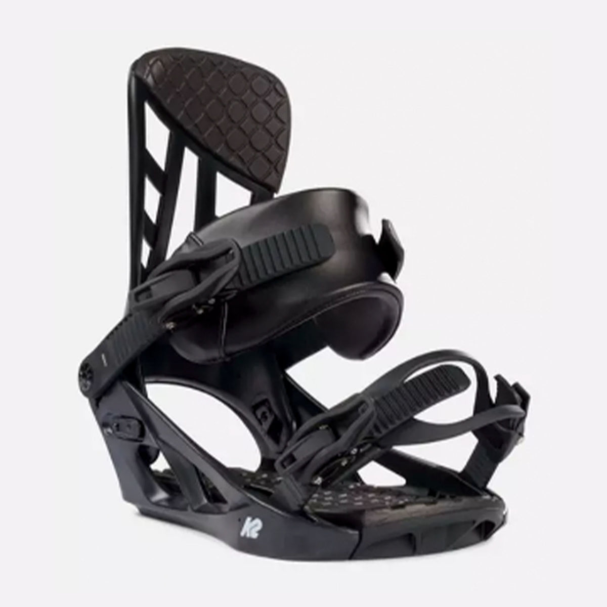 Image features the K2 Indy snowboard binding in black.