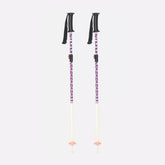 Hero image featuring the K2 Sprout Jr. ski poles in purple with white trim and black handles.