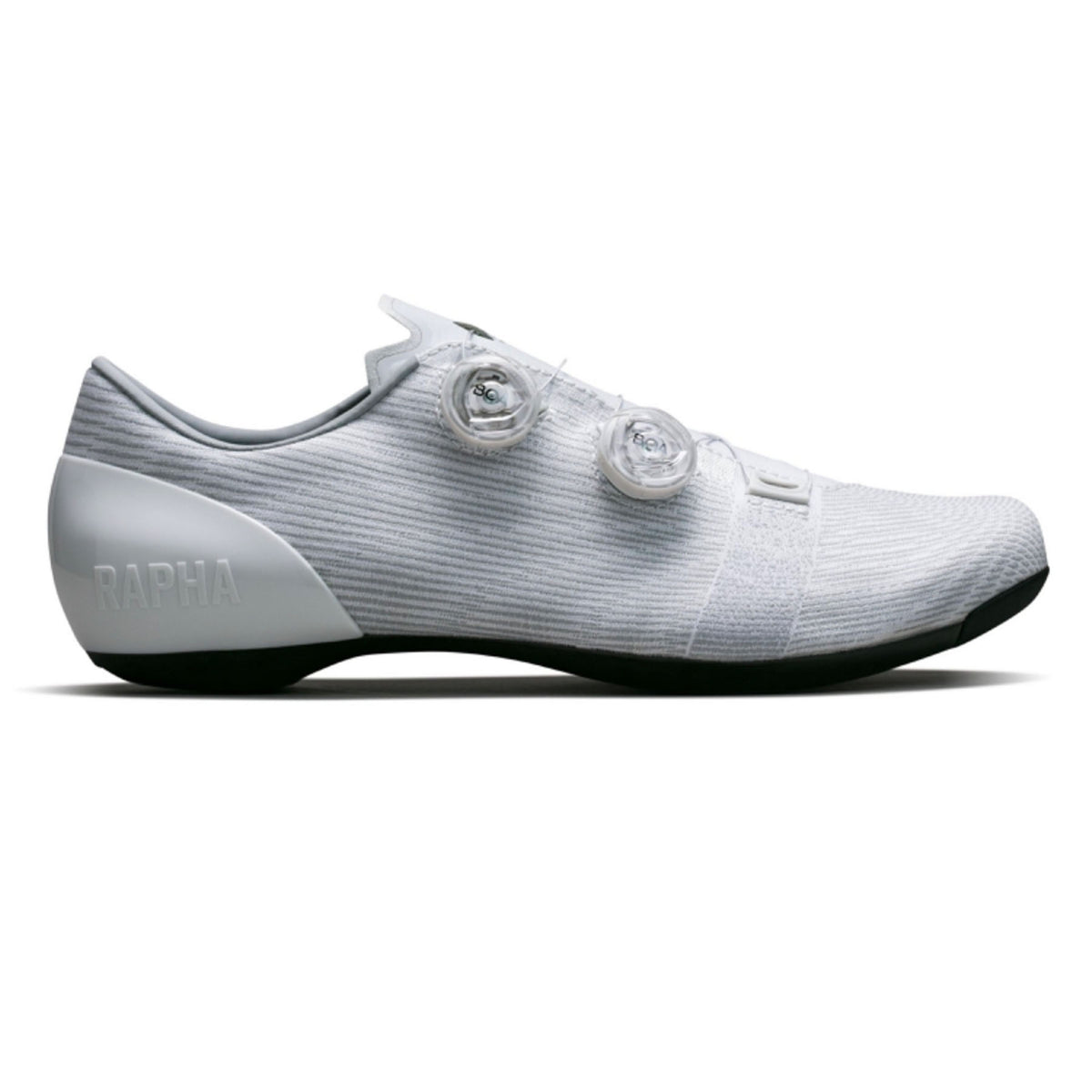 Hero image featuring the side of the Rapha Pro Team Shoes in light grey.