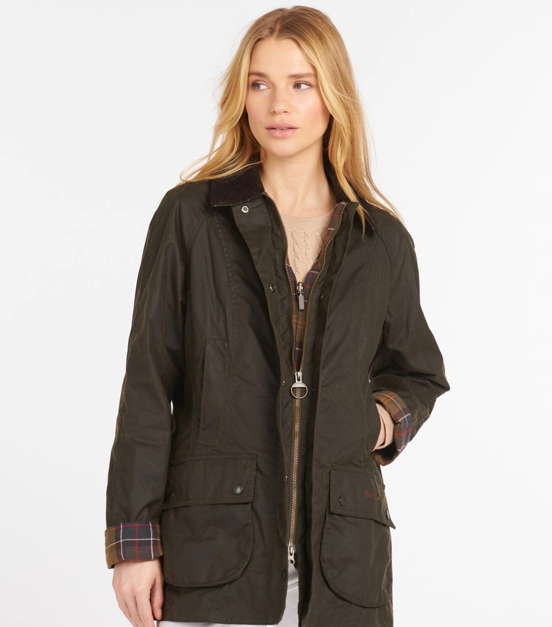 Barbour W's Classic Beadnell Wax Jacket