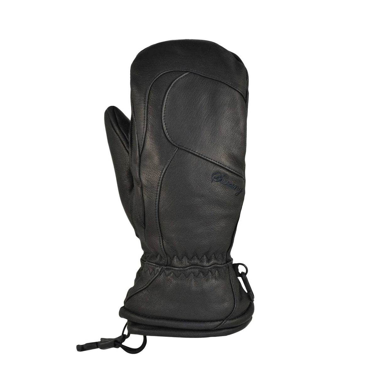 Hero image featuring the topside of the Swany Laposh ladies mitt in black.