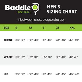 Baddle Men's 6" 2-in-1 Pickleball Short with Compression Liner